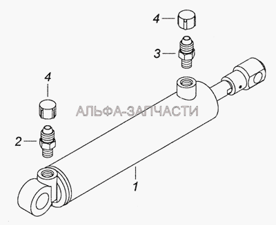 4310-5003014 Цилиндр опрокидывающего механизма кабины  